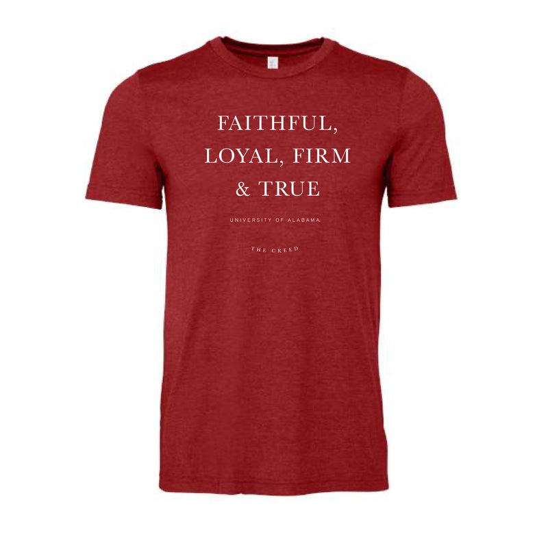 The Alabama Creed | Heather Canvas Red Tee