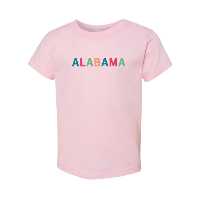 The Alabama Multi | Toddler Pink Tee