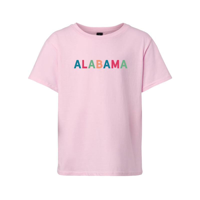 The Alabama Multi | Youth Pink Tee