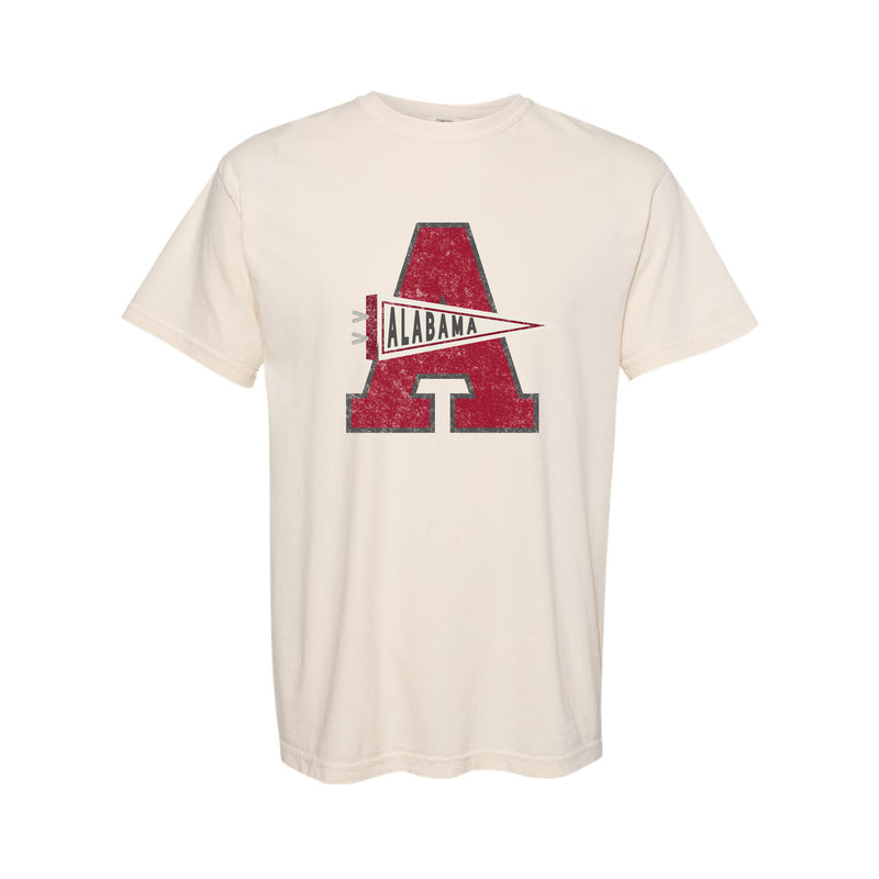 The Alabama Pennant A | Ivory Tee