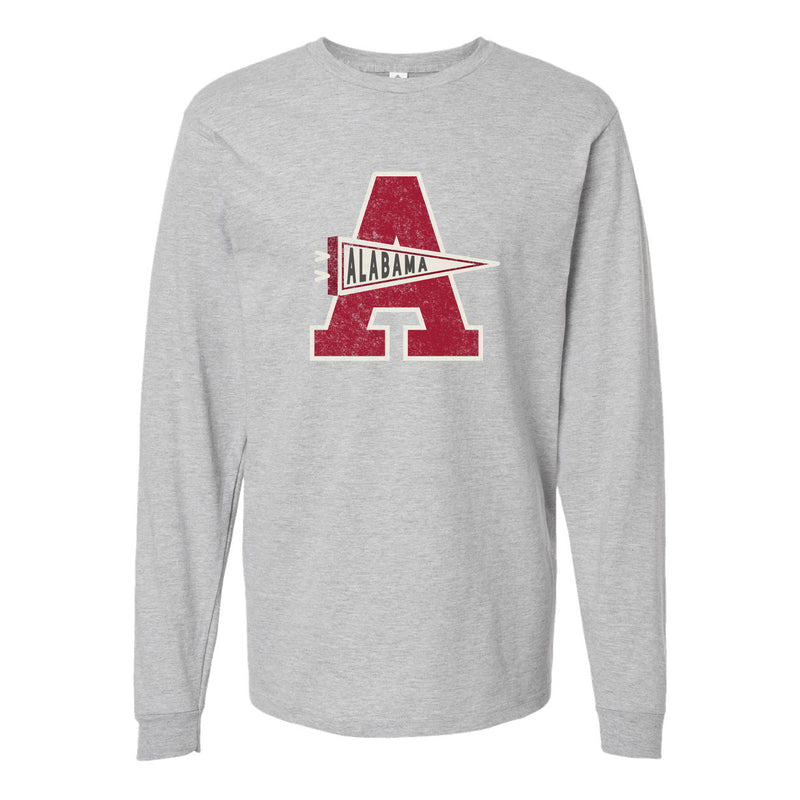 The Alabama Pennant A | Grey Long Sleeve