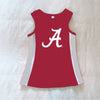 The University of Alabama | Crimson Power Stripe V-Neck Cheer Dress