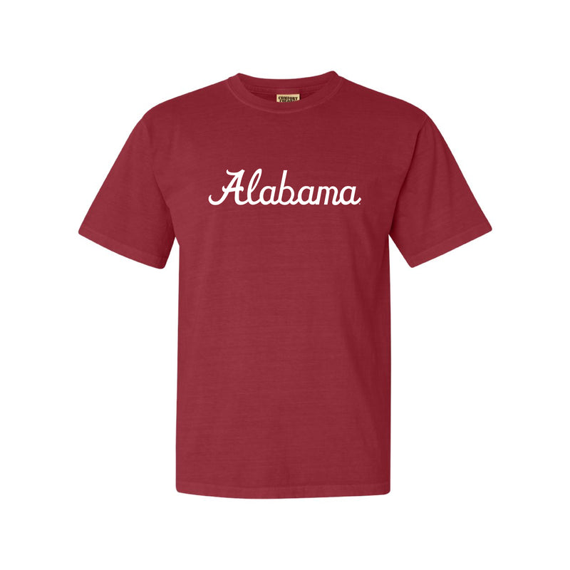 The Alabama Script Logo | Crimson Tee