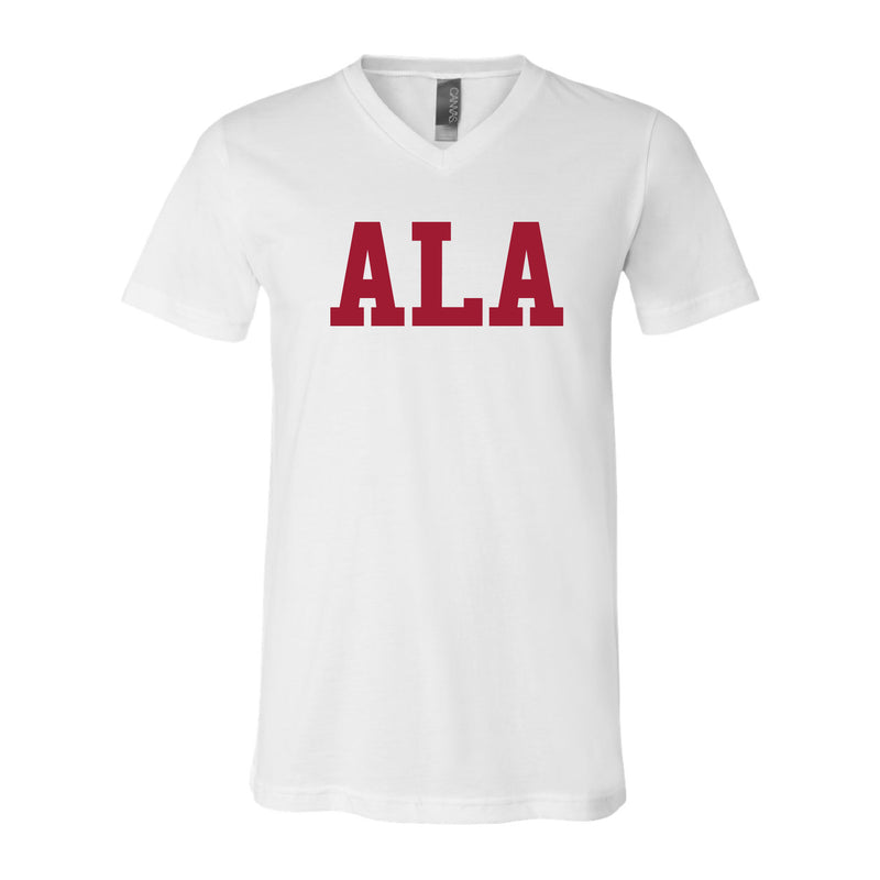 The ALA | White V-Neck Tee