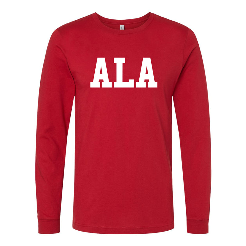 The ALA | Canvas Red Long Sleeve