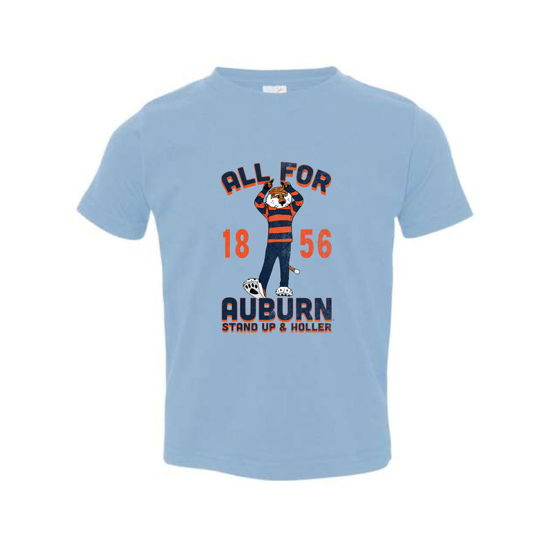 The All For Auburn Aubie | Toddler Light Blue Tee