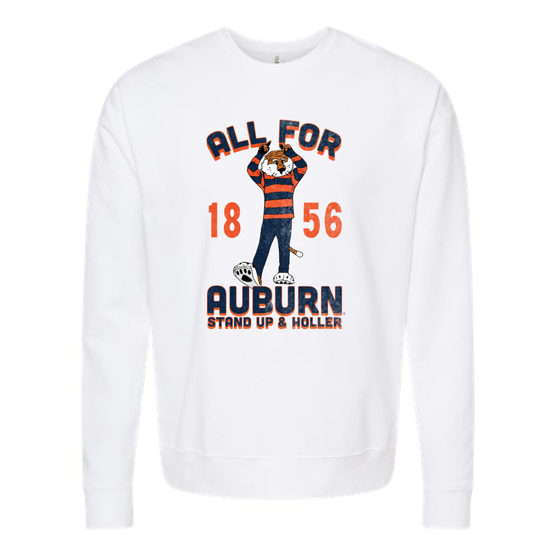 The All For Auburn Aubie | White Sweatshirt