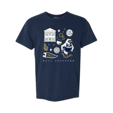 The All Things Georgia Southern | True Navy Tee