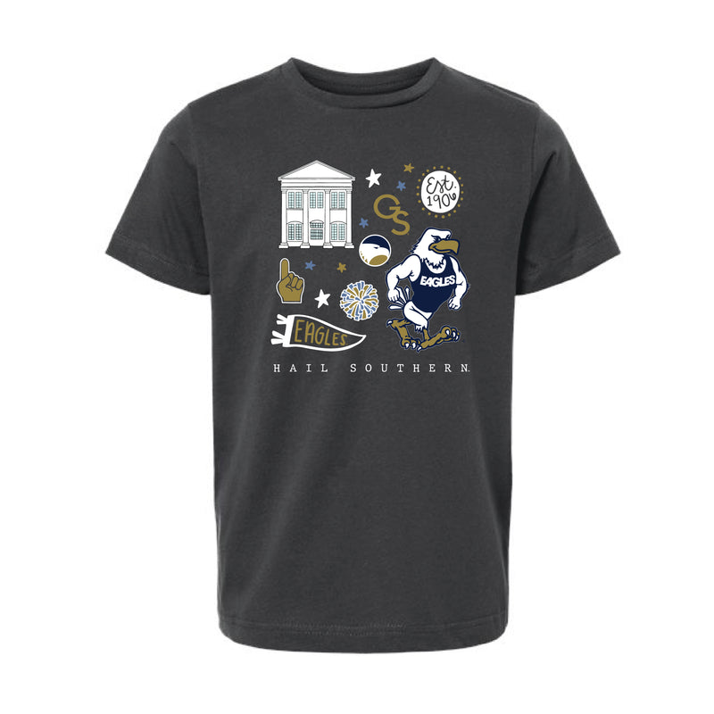 The All Things Georgia Southern | Youth Slate Tee