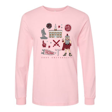 The All Things Troy | Pink Long Sleeve