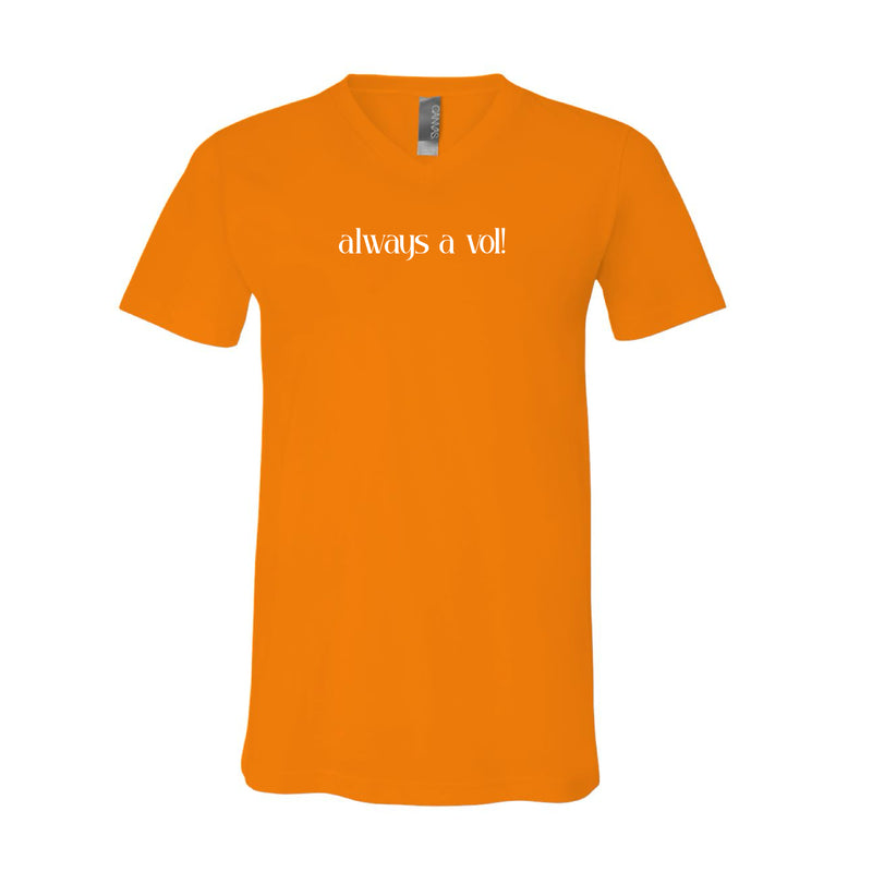 The Always A Vol! | Orange V-Neck Tee