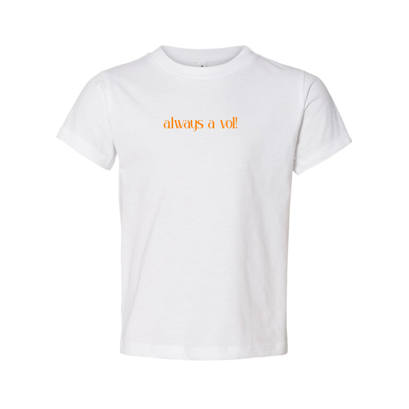 The Always A Vol! | Toddler White Tee