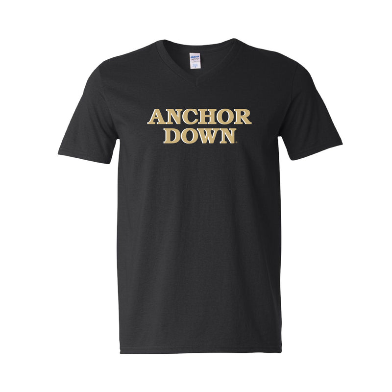 The Anchor Down Block | Black V-Neck