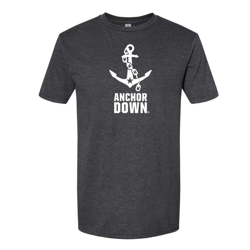 The Anchor Down Logo | Pitch Black Mist Tee