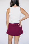 The Alli Ribbed Tank Hail State Woven Label | Bone