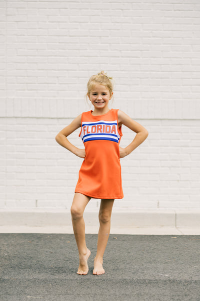 The University of Florida | Orange Striped Cheer Dress