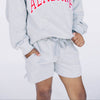 The Mallory Crewneck Alabama Applique | Youth Light Grey