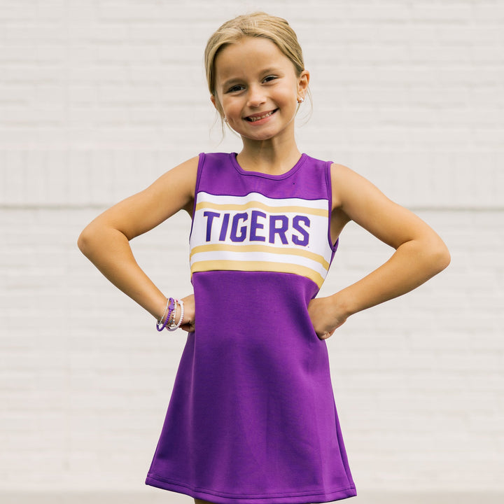 Lsu Cheer Logo The LSU Purple Classic Cheer Dress  Scarlet Gold