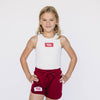 The Alli Ribbed Tank Roll Tide Woven Label | Youth Bone