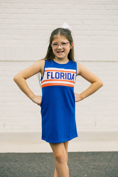The University of Florida | Royal Striped Cheer Dress