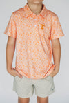 The James Polo Tennessee Pattern | Youth Bright Orange