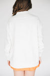 The Madi Classic Mockneck Clemson Applique | Ash