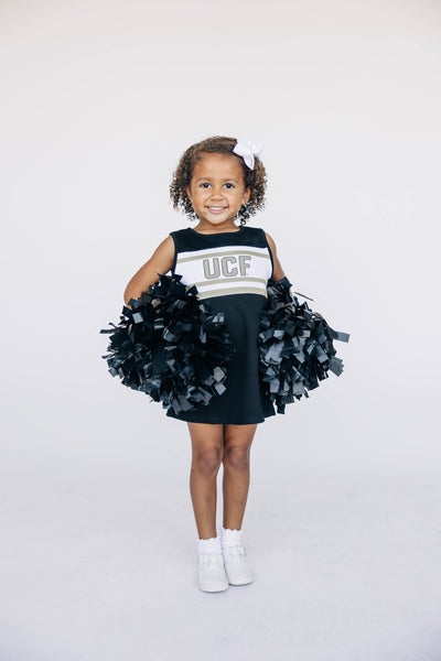 The UCF | Black Striped Cheer Dress