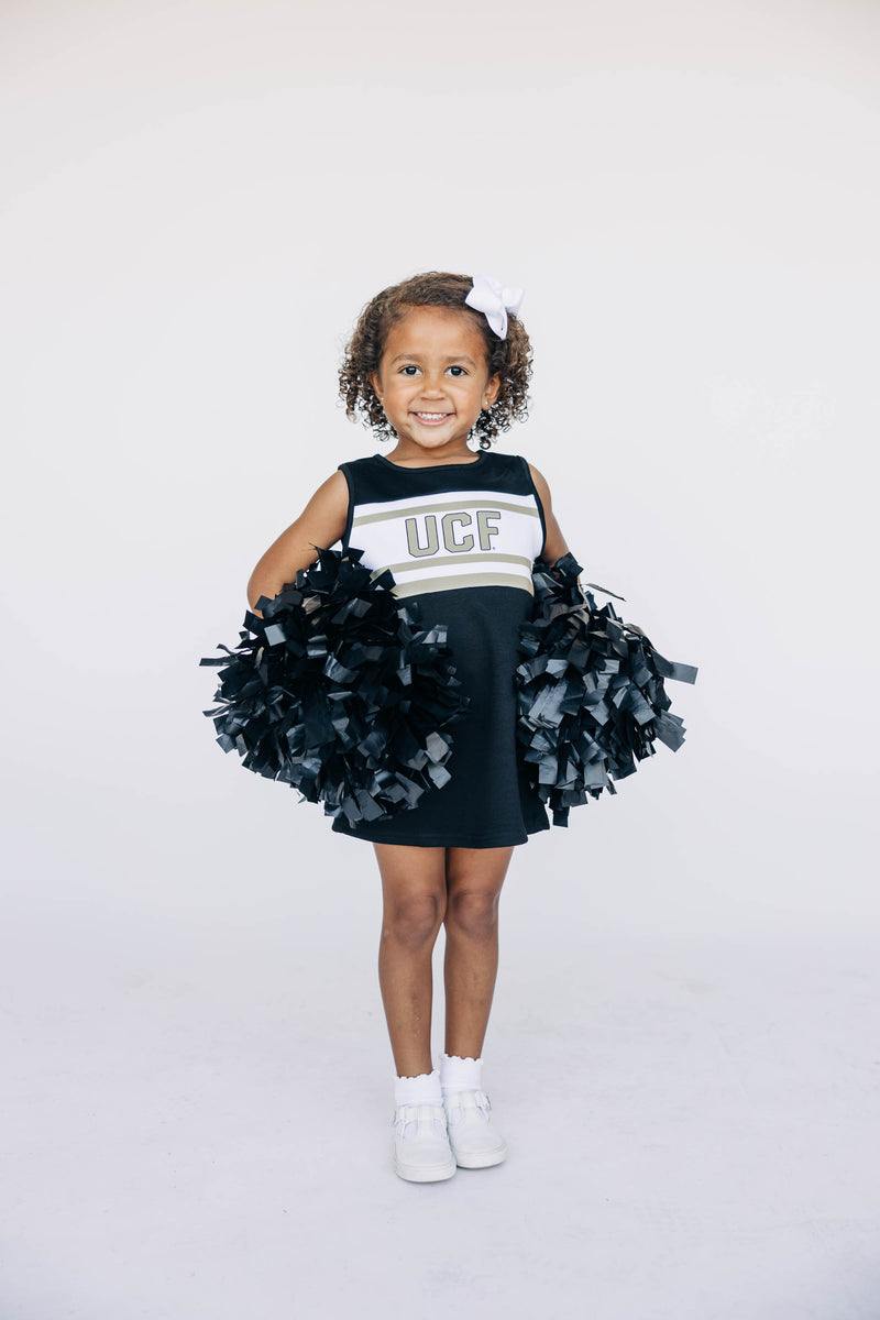 The UCF | Black Striped Cheer Dress