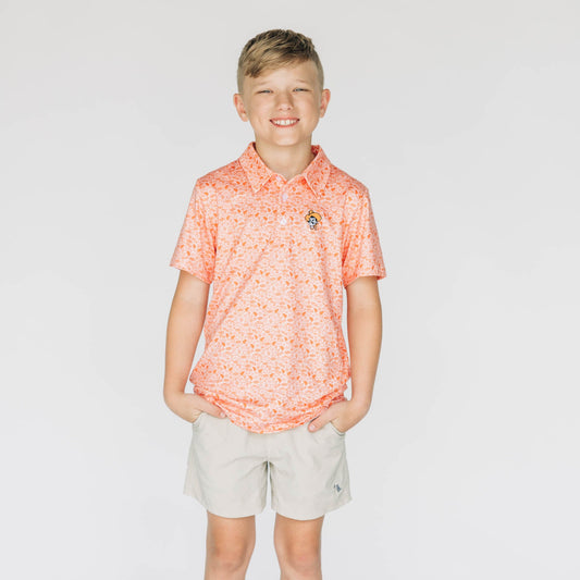 The James Polo Oklahoma State | Youth Orange