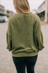 The Pat Neff Pullover Green | Sic 'Em Bears Woven Label