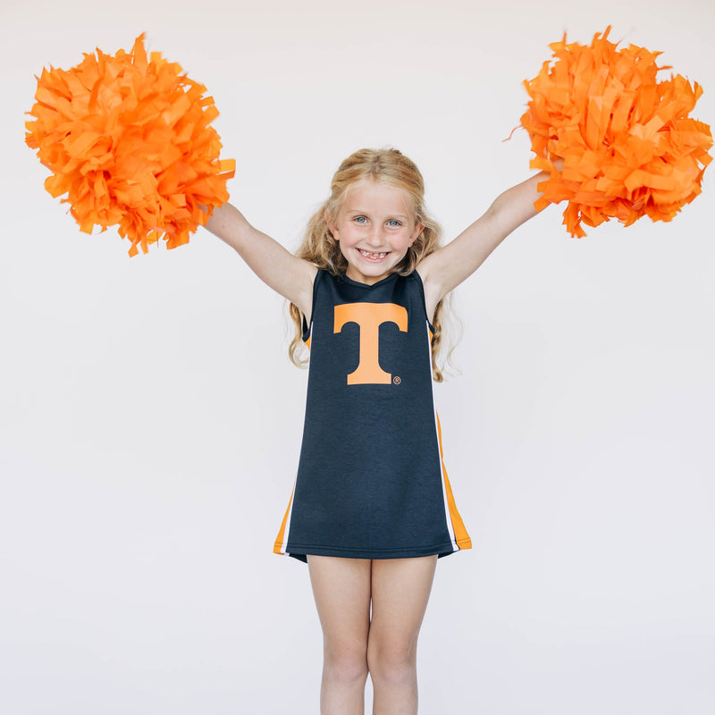 The University of Tennessee | Graphite Power Stripe V-Neck Cheer Dress
