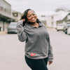 The 4th Quarter Zip Up Charcoal | Roll Tide Woven Label
