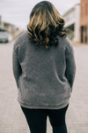 The 4th Quarter Zip Up Charcoal | Roll Tide Woven Label