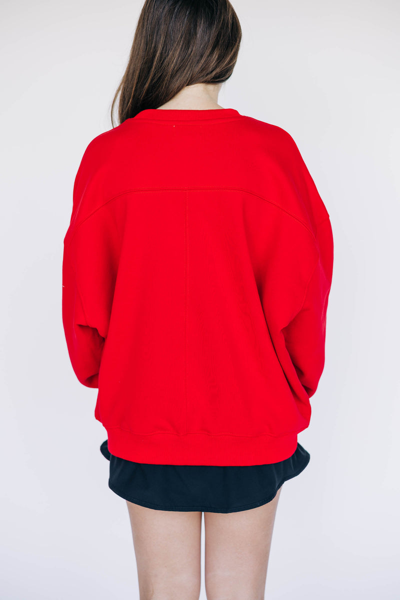 The Crimson Molly Cozy Crew | Alabama Appique Arch