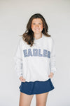 The Mallory Mockneck Georgia Southern Gingham | Ash