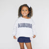 The Mallory Mockneck Auburn Gingham | Youth Ash
