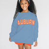 The Mallory Mockneck Auburn Gingham | Youth Denim