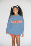 The Mallory Mockneck Auburn Gingham | Youth Denim