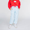 The Becca Joggers Hotty Toddy Woven Label | Youth Light Blue