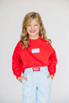 The Becca Joggers Hotty Toddy Woven Label | Youth Light Blue