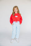 The Becca Joggers Hotty Toddy Woven Label | Youth Light Blue