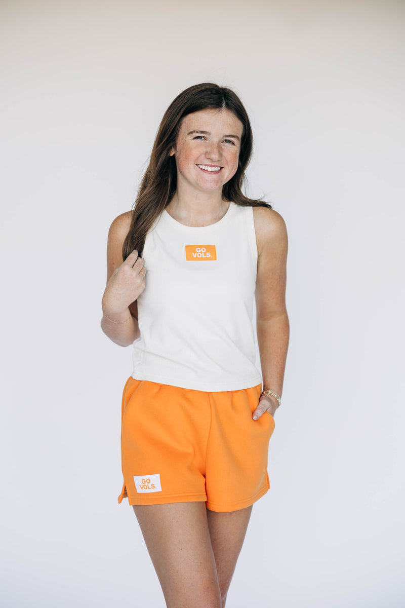 The TN Orange Becca Shorts | Go Vols Woven Label