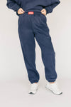 The Becca Joggers Hotty Toddy Woven Label | Navy
