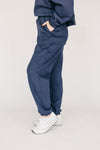The Becca Joggers War Eagle Woven Label | Navy
