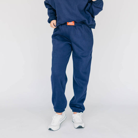 The Becca Joggers War Eagle Woven Label | Navy