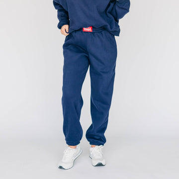 The Becca Joggers Hotty Toddy Woven Label | Navy