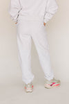 The Becca Joggers Hotty Toddy Woven Label | Ash