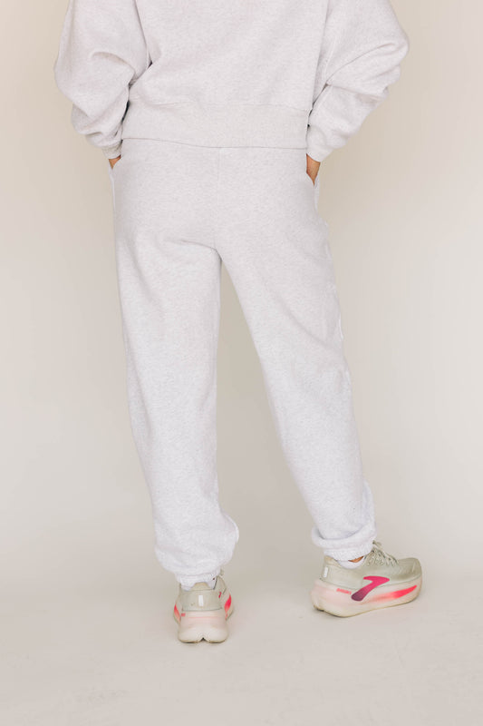 The Becca Joggers Geaux Tigers Woven Label | Ash