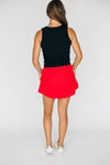 The Alli Ribbed Tank Wreck Em Tech Woven Label | Black