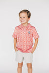 The James Polo Georgia | Toddler & Youth Bright Red